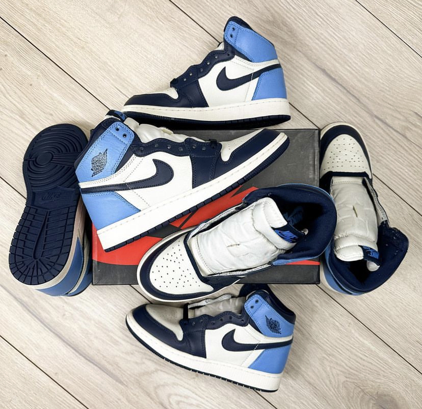 靴 NIKE Air Jordan 1 Obsidian Jordan 1 Retro Low OG 'Obsidian UNC' - Air Jordan - CZ0790